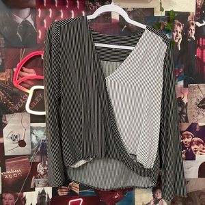 Pinstripe Flowy blouse